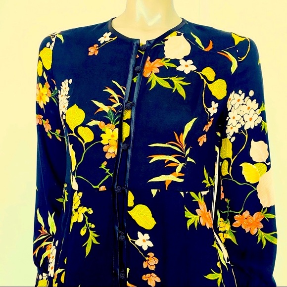 Japanese style print Floral Dress - Picture 13 of 16